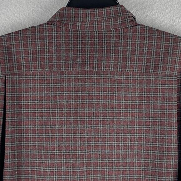 Vince Men's XL Classic Fit Flannel Button-Up Shirt Long Sleeve Check Print NEW - Picture 6 of 13